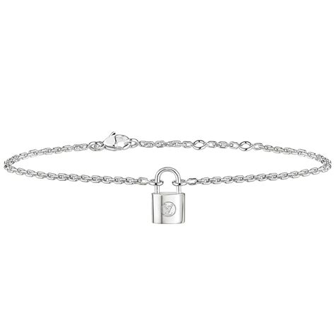 louis vuitton silver lockit color bracelet price|louis vuitton bracelet with lock.